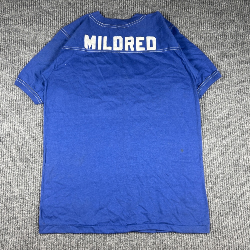 Vintage Bantams Shirt Men's L Swan Mildred Graphic Ringer Blue 60 USA - Picture 3 of 7